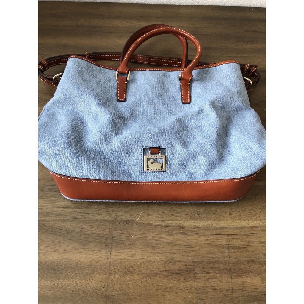 Dooney‎ & Bourke Chambray Tote, "New No Tags"